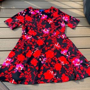 APT 9 XL Floral Print Dress